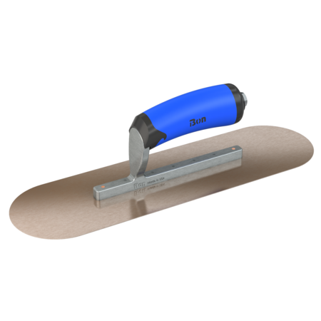 STEEL CITY TROWELS BY BON Bon 67-105 Pool Trowel, Golden Stainless, 14 X 4, Comfort Grip 67-105